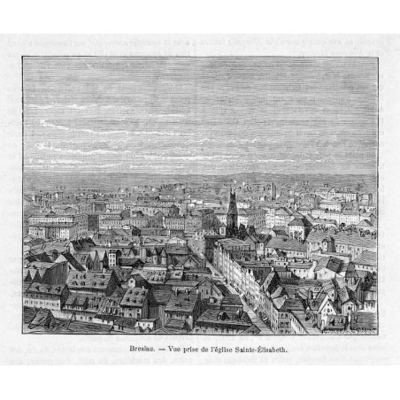 "Breslau. - Vue prise de l'eglise Sainte-Élisabeth."