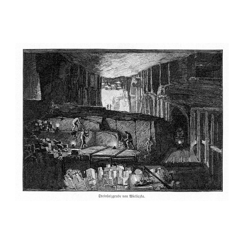 "Steinsalzgrube von Wieliczka."