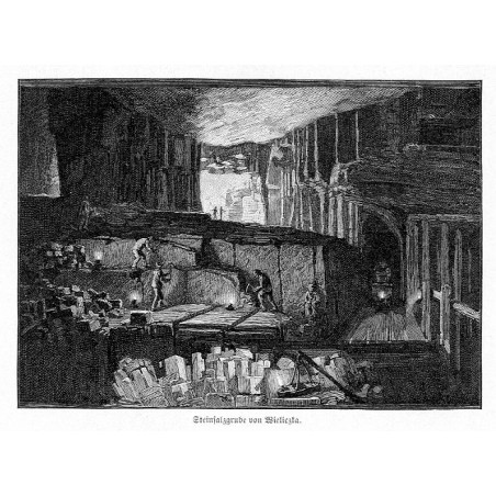 "Steinsalzgrube von Wieliczka."