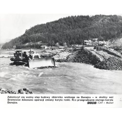 "Zakończył się ważny etap budowy zbiornika wodnego na Dunajcu - w okolicy wsi Sromowce dokonano operacji zmiany koryta rzeki. N/