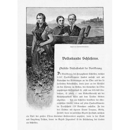 "Typen von Sudetenbewohnern."