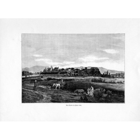 "NeuSandec im Jahre 1840."