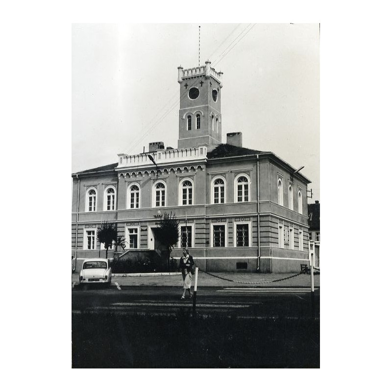 "Krobia - ratusz fot. R. Reed 60-355 1980 r. 10,0 60608 barwne"