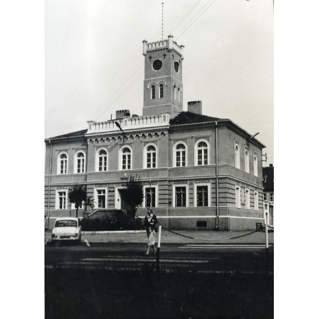 "Krobia - ratusz fot. R. Reed 60-355 1980 r. 10,0 60608 barwne"