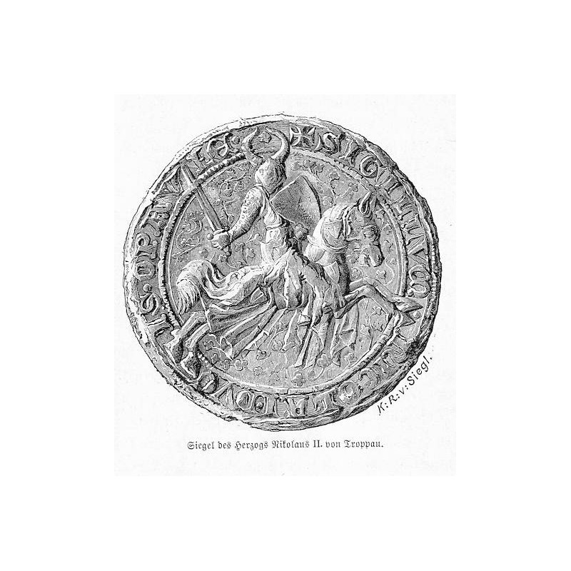 "Siegel des Herzogs Nikolaus II. von Troppau."