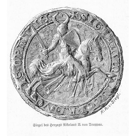 "Siegel des Herzogs Nikolaus II. von Troppau."