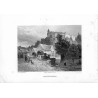 Jawornik. Panorama miasta z zamkiem / "JOHANNISBERG."