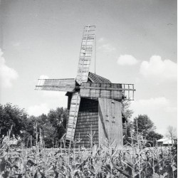 "Kobylin odrestaurowany wiatrak "Mikołaj" z 1877 r. fot. J. Woźniak 60-419 65399 barwne"