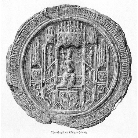 "Thronsiegel der Königin Hedwig."