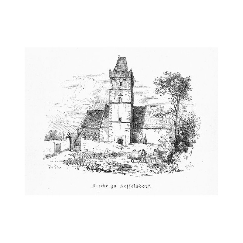 "Kirche zu Kesselsdorf."