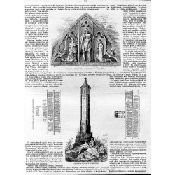 Radłów. [1] Tablica erekcyjna z kościoła w Radłowie [2] Słup graniczny w Radłowie [3] Napis znajdujący się pod krzyżem 4) Nap