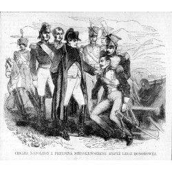 Cesarz Napoleon I. odznacza Andrzeja Niegolewskiego / "CESARZ NAPOLEON I. PRZYPINA NIEGOLEWSKIEMU KRZYŻ LEGII HONOROWÉJ."