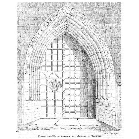 "Drzwi wielkie w kościele św. Jakóba w Toruniu."