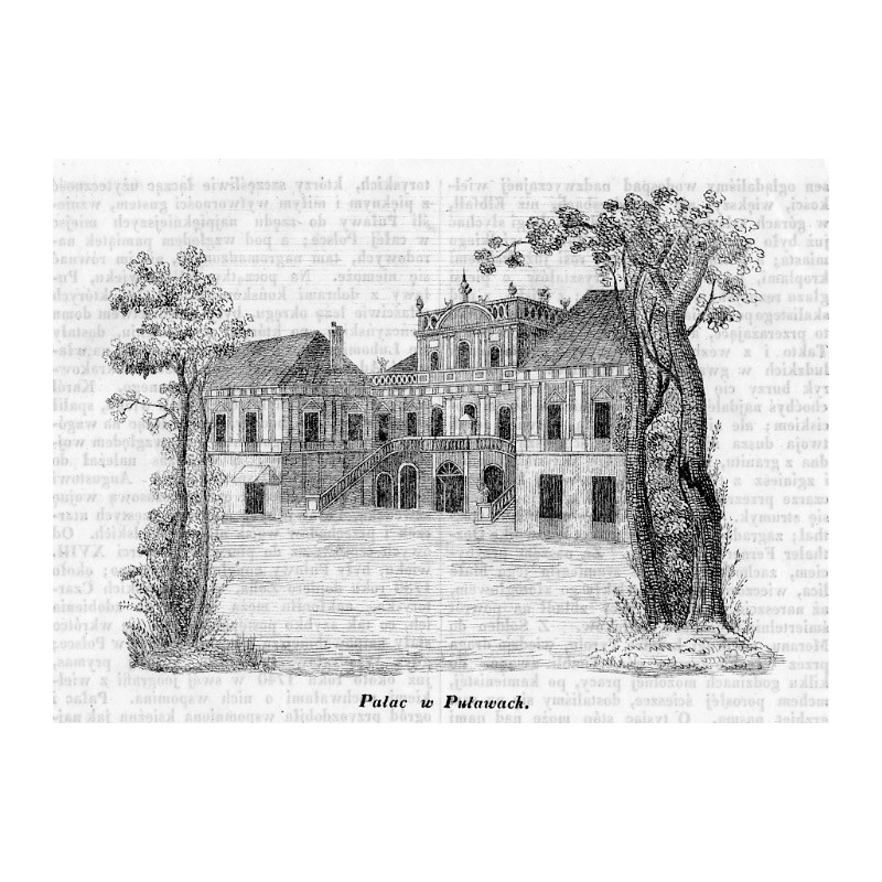 "Pałac w Puławach."