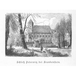 "Schloß Peterwitz bei Frankenstein."