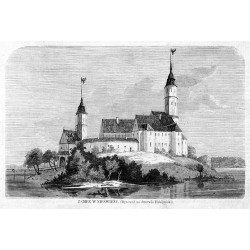 Zamek w Nieświeżu / "ZAMEK W NIEŚWIEŻU. (Rysował na drzewie Fabijański)."