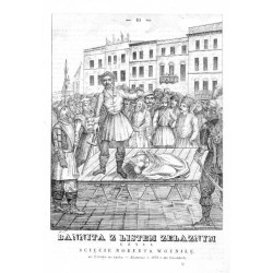 Banita z listem żelaznym czyli ścięcie Roberta Woyniły na rynku we Lwowie. Zdarzenie z r. 1673 z akt grodzkich / "BANNITA Z LIST