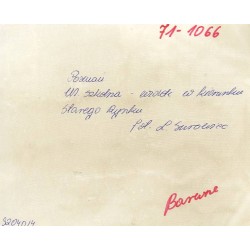 "Poznań. Ul. Szkolna - widok w kierunku Starego Rynku fot. L. Surowiec 71-1066 32040/4 Barwne"