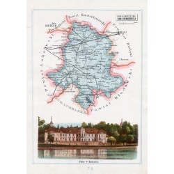 74 Pow. Radzyński Gub. Siedleckiej. Pałac w Radzyniu / "74 POW. RADZYŃSKI GUB. SIEDLECKIEJ Pałac w Radzyniu."