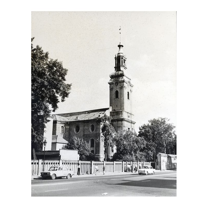 "Leszno Kościół św. Krzyża fot. M. Trzeciakowski M. Bańkowska 60-463 76077 barwne"