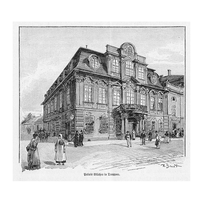 "Palais Blücher in Troppau."