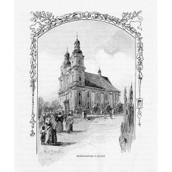 "Wallfahrtskirche in Friedek." / Bazylika Nawiedzenia Panny Marii we Frydku