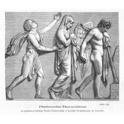 "Płaskorzeźba Thorwaldsena na grobowcu hrabiny Dunin-Borkowskiéj w kościele Dominikanów we Lwowie. (5825-26)"