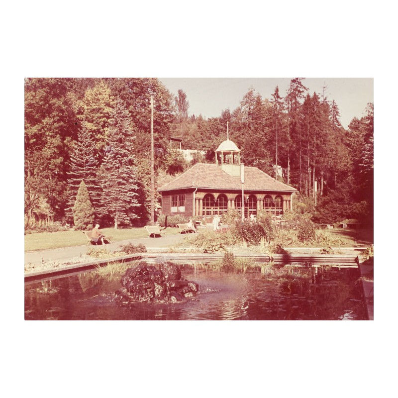 "Krynica Pijalnia Zdroju "Jana"". "Krynica - Plac przed dawną pijalnią 26-1176 Zam. 284/62 1043"