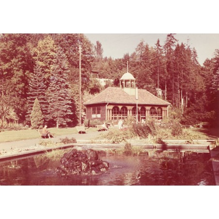 "Krynica Pijalnia Zdroju "Jana"". "Krynica - Plac przed dawną pijalnią 26-1176 Zam. 284/62 1043"