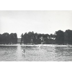 "Boszkowo - jezioro Dominickie plaża przy restauracji "Syrena" fot. J. Makarewicz 60-36 barwne"