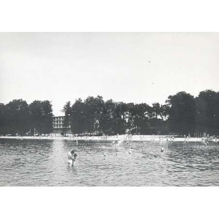 "Boszkowo - jezioro Dominickie plaża przy restauracji "Syrena" fot. J. Makarewicz 60-36 barwne"