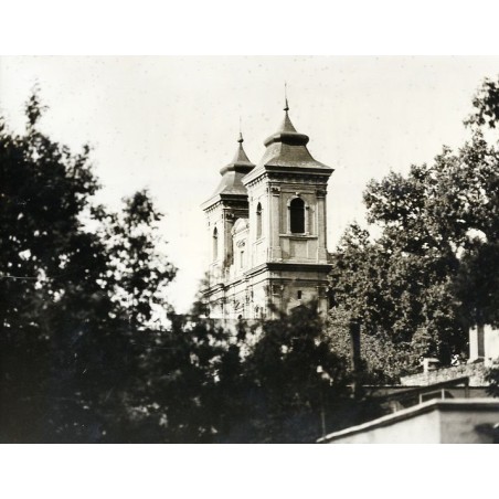"Leszno Wieże kościoła farnego św. Mikołaja fot. M. Trzeciakowski M. Bańkowska 60-462 76073 barwne"