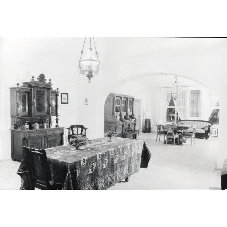 "Koszuty Muzeum Ziemi Średzkiej w Koszutach Dwór z XVIII-XIXw - pokój jadalny i kredensowy fot L. Surowiec 32672-4 71-1180 Barwn