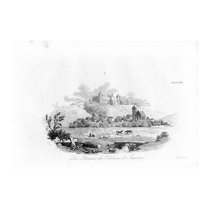 "Les Ruines du Château de Janowiec."