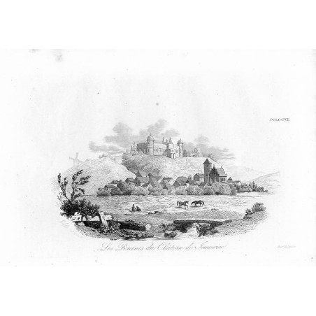 "Les Ruines du Château de Janowiec."