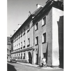 "Poznań. Pałac Górków. Renesansowy z XV w - widok od ul. Świętosławskiej fot. L. Surowiec 71-1088 32031/5 Barwne"
