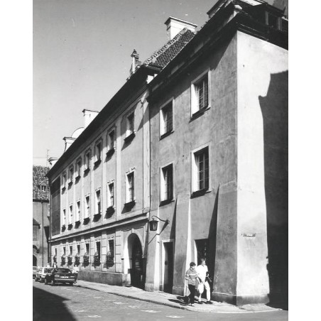 "Poznań. Pałac Górków. Renesansowy z XV w - widok od ul. Świętosławskiej fot. L. Surowiec 71-1088 32031/5 Barwne"
