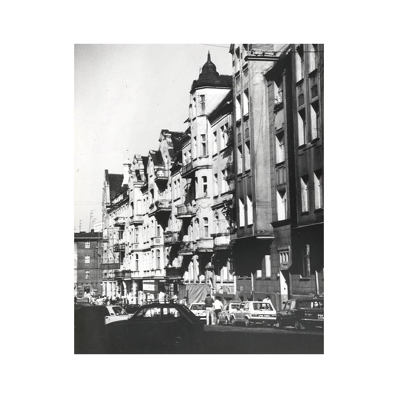 "Poznań. Ulica B. Prusa. Widok od strony ul. Słowackiego fot. L. Surowiec 71-1101 32026/3 Barwne"