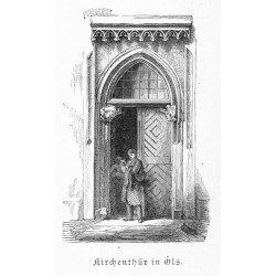 "Kirchenthür in Öls."