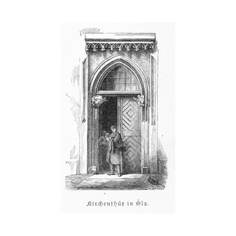 "Kirchenthür in Öls."