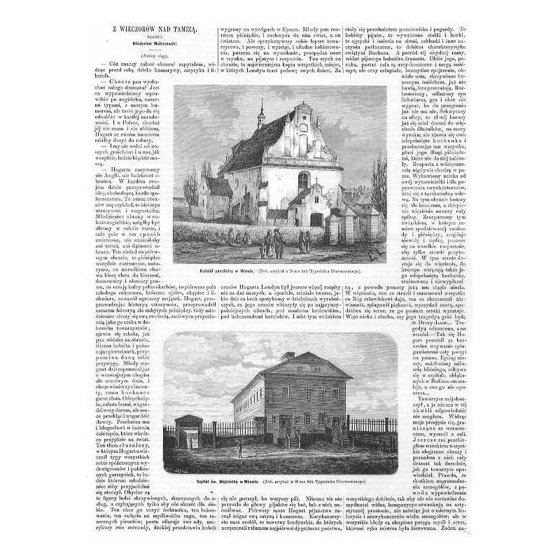 [1] "Kościół parafialny w Mławie. [...]" [2] "Szpital św. Wojciecha w Mławie. [...]"