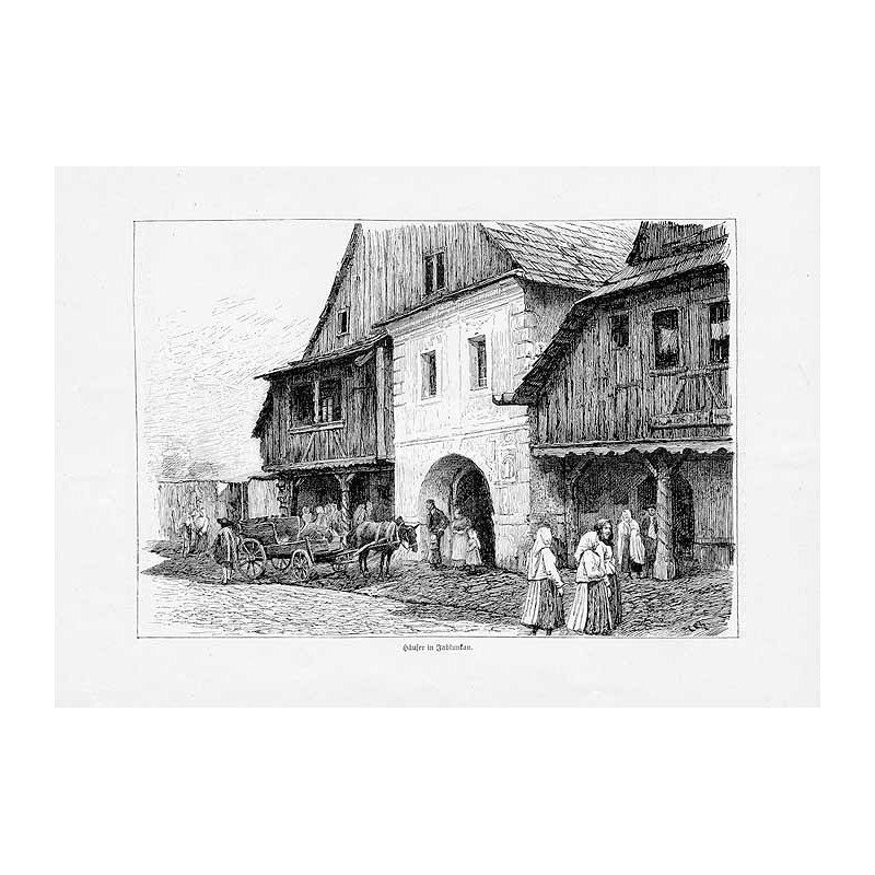 "Häuser in Jablunkau."