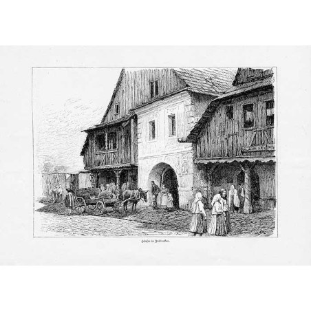 "Häuser in Jablunkau."