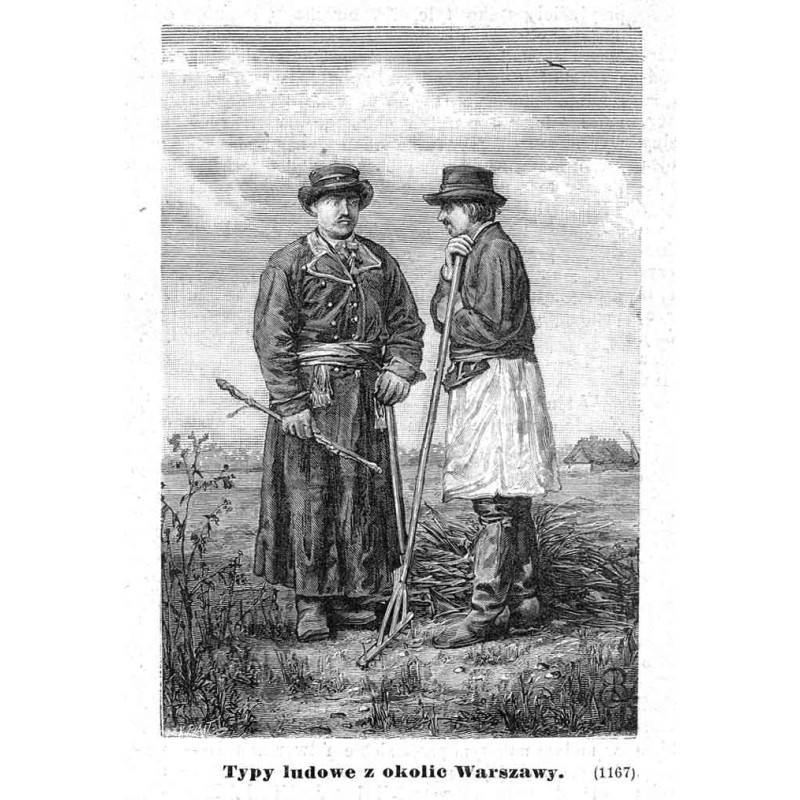 "Typy ludowe z okolic Warszawy. (1167)"
