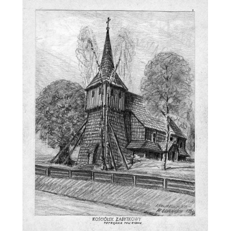 Kościółek zabytkowy Pstrążnia pow. Rybnik / "KOŚCIÓŁEK ZABYTKOWY PSTRĄŻNIA POW. RYBNIK"