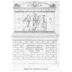 "Nagrobek dłuta Torwaldsona we Lwowie."