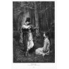 "Polnische Flößer. Nach dem Gemälde von Ernestine Friedrichsen. XLIV" / Flisak