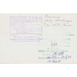 "Szczecin Wały Chrobrego Prez. WRN i Muzeum [...] Rok 1963"
