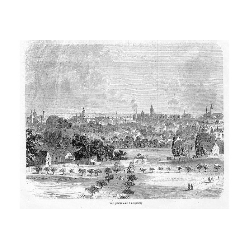 "Vue générale de Kœnigsberg."