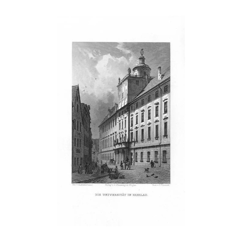 Die Universität in Breslau / "DIE UNIVERSITÄT IN BRESLAU."